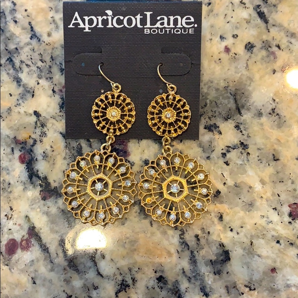 Rose-gold earrings